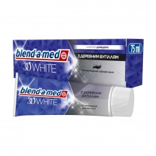 Зубна паста з деревним вугіллям Blend a med 3D White 75 мл