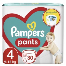Підгузники-трусики дитячі Pampers Економ Maxi 9-15 кг 30 шт