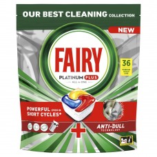 Капсулы для посудомоечной машины Fairy Platinum Plus Лимон 36 шт