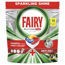 Капсулы для посудомоечной машины Fairy Platinum Plus Лимон 19 шт
