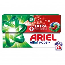 Капсулы для стирки Ariel Pods All in 1 Extra Stain Removal 26 шт