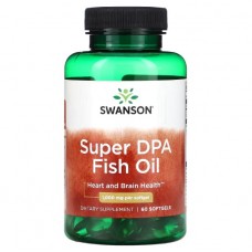 Рыбий жир Swanson Super DPA, 60 шт