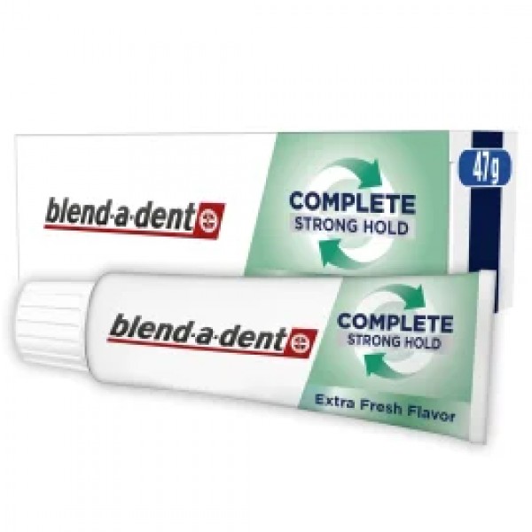Крем для зубних протезів BLEND A DENT COMPLETE Strong Hold Extra Fresh Flavor 47 г