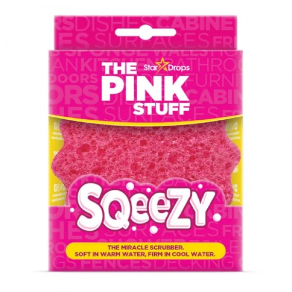 Губка для миття The Pink Stuff Sqeezy Miracle Scrubber 1 шт