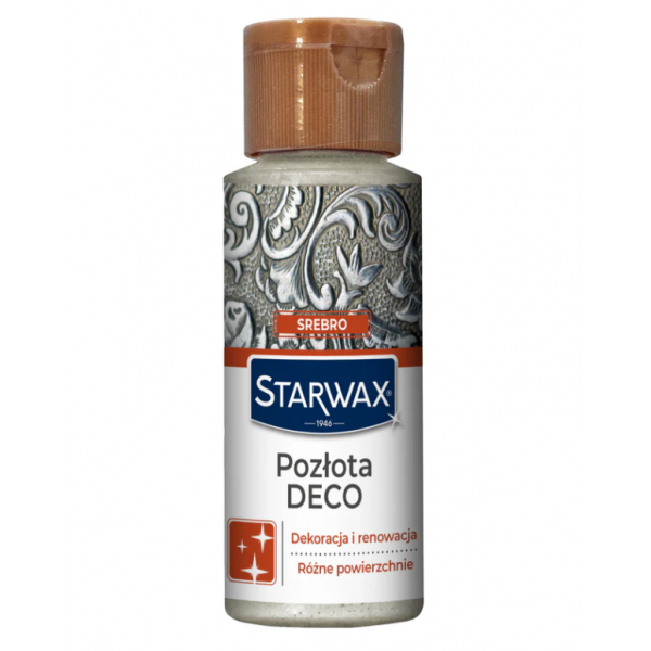 Позолота Starwax Deco, оттенок «Серебро», 59 мл
