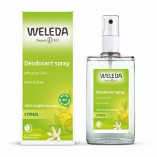Натуральний дезодорант-спрей з ефірними оліями лимона Weleda Citrus 100 мл