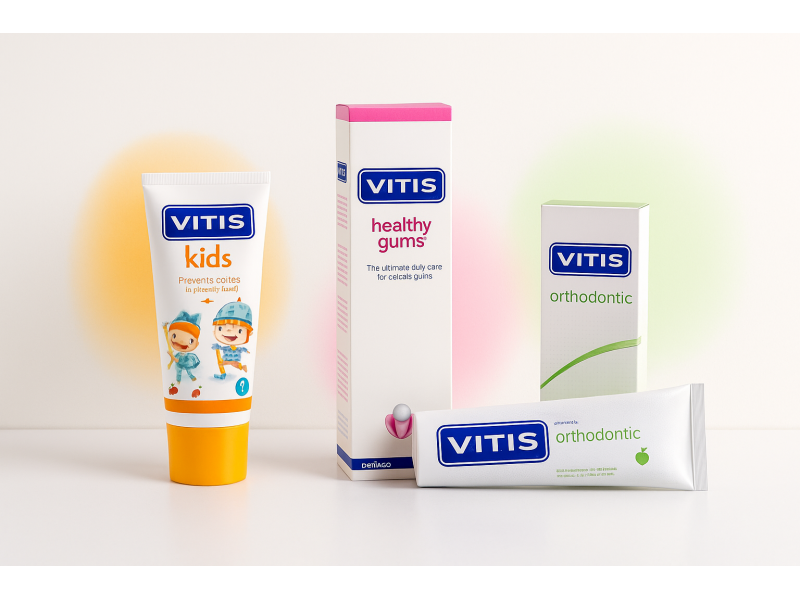 Dentaid Vitis: кращі зубні пасти для здоров’я ясен, дитячих зубів та ортодонтії