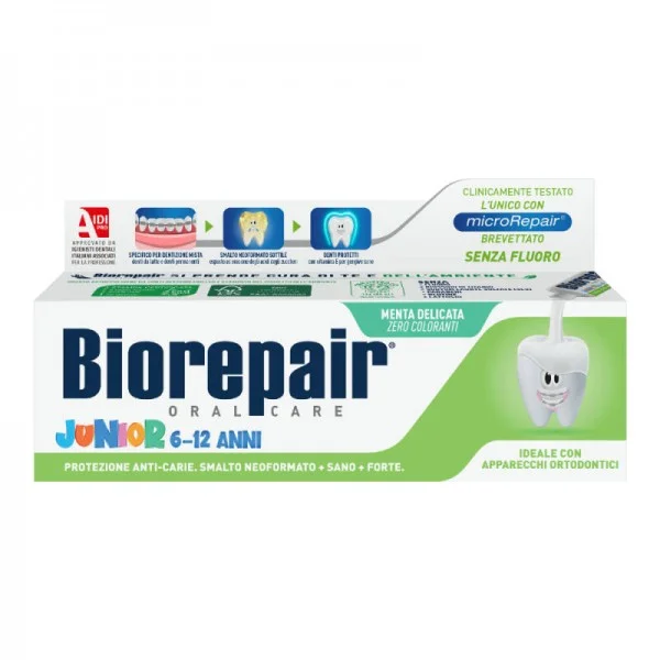 Дитяча зубна паста BIOREPAIR Junior Джуніор від 6-12 років 75 мл