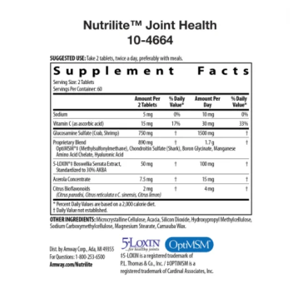Nutrilite Joint Health - 30 Day Supply