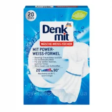 DenkMit Салфетки для стирки белой одежды