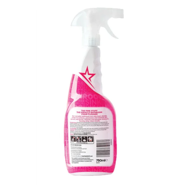 Піна для чищення ванної кімнати The Pink Stuff Bathroom Foam Cleaner 750 мл.