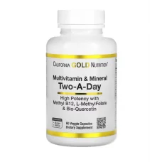 California Gold Nutrition, мультивітаміни для щоденного прийому, 60 рослинних капсул