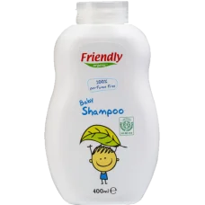 Friendly Organic – Детский шампунь-гель для купания без запаха, 400 мл
