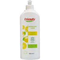 Friendly Organic – Органічний засіб для миття посуду з лимонним соком, 500 мл