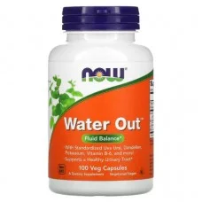 NOW Foods, Water Out, водний баланс, 100 вегетаріанських капсул