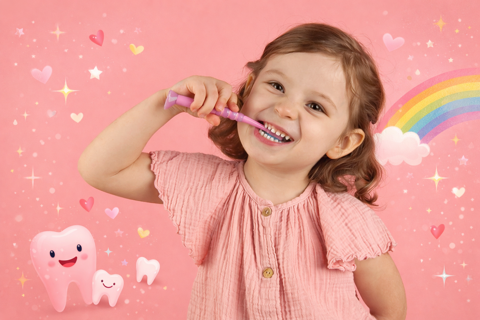 детская чистка зубов