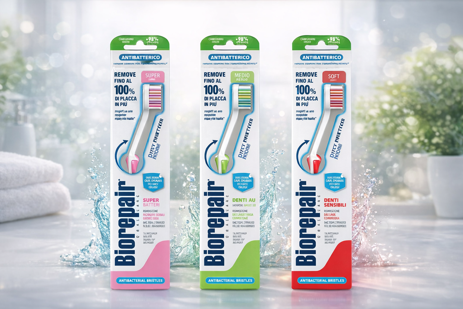 рекомендованные зубные щётки Biorepair