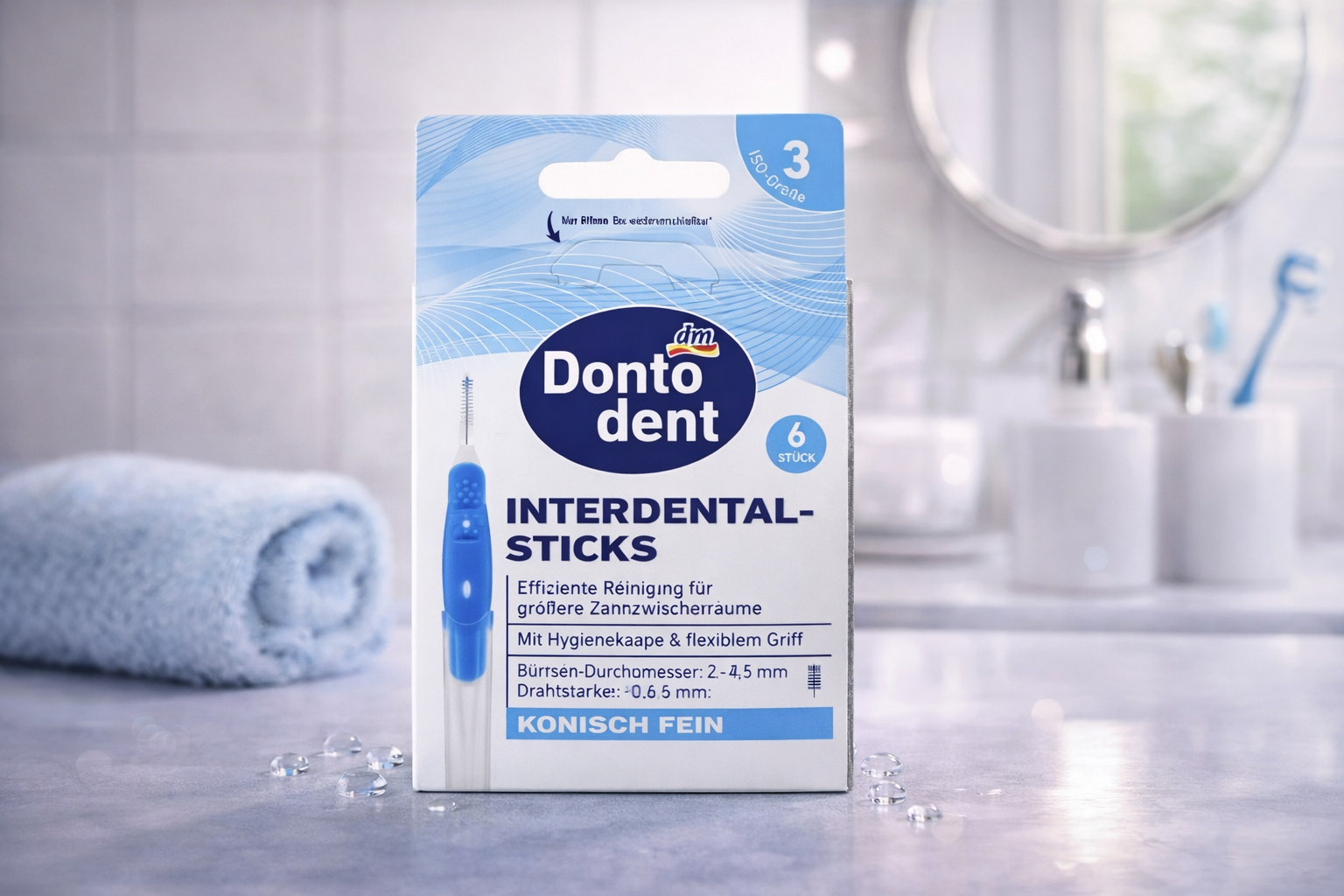 ершики Dontodent система размеров