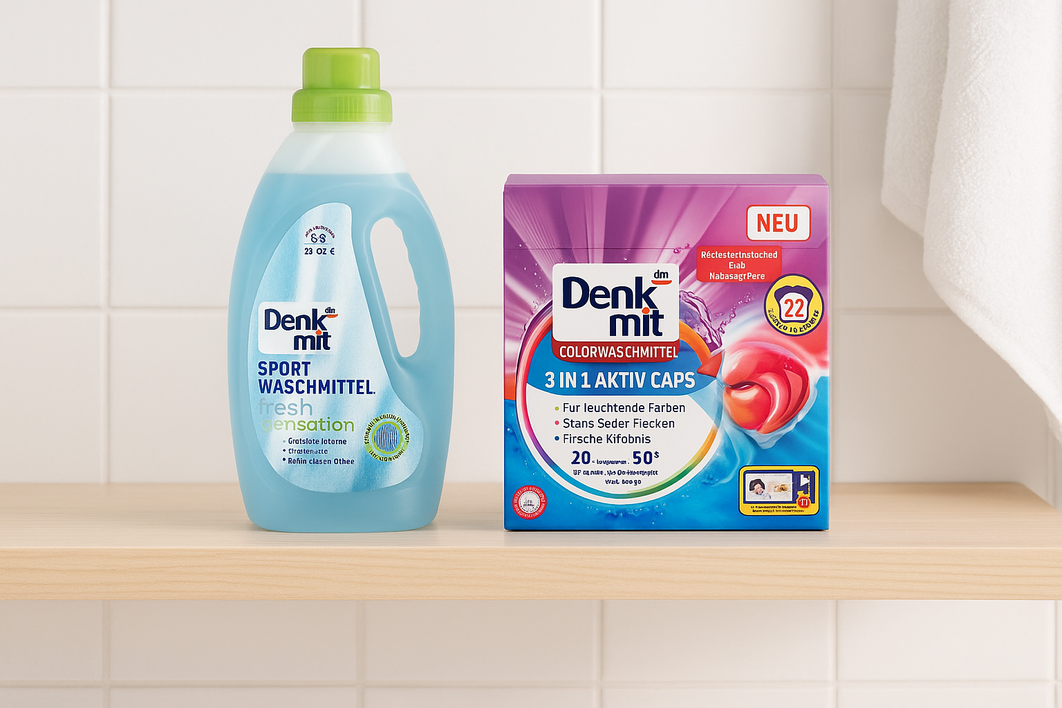 Denkmit гели и капсулы для стирки