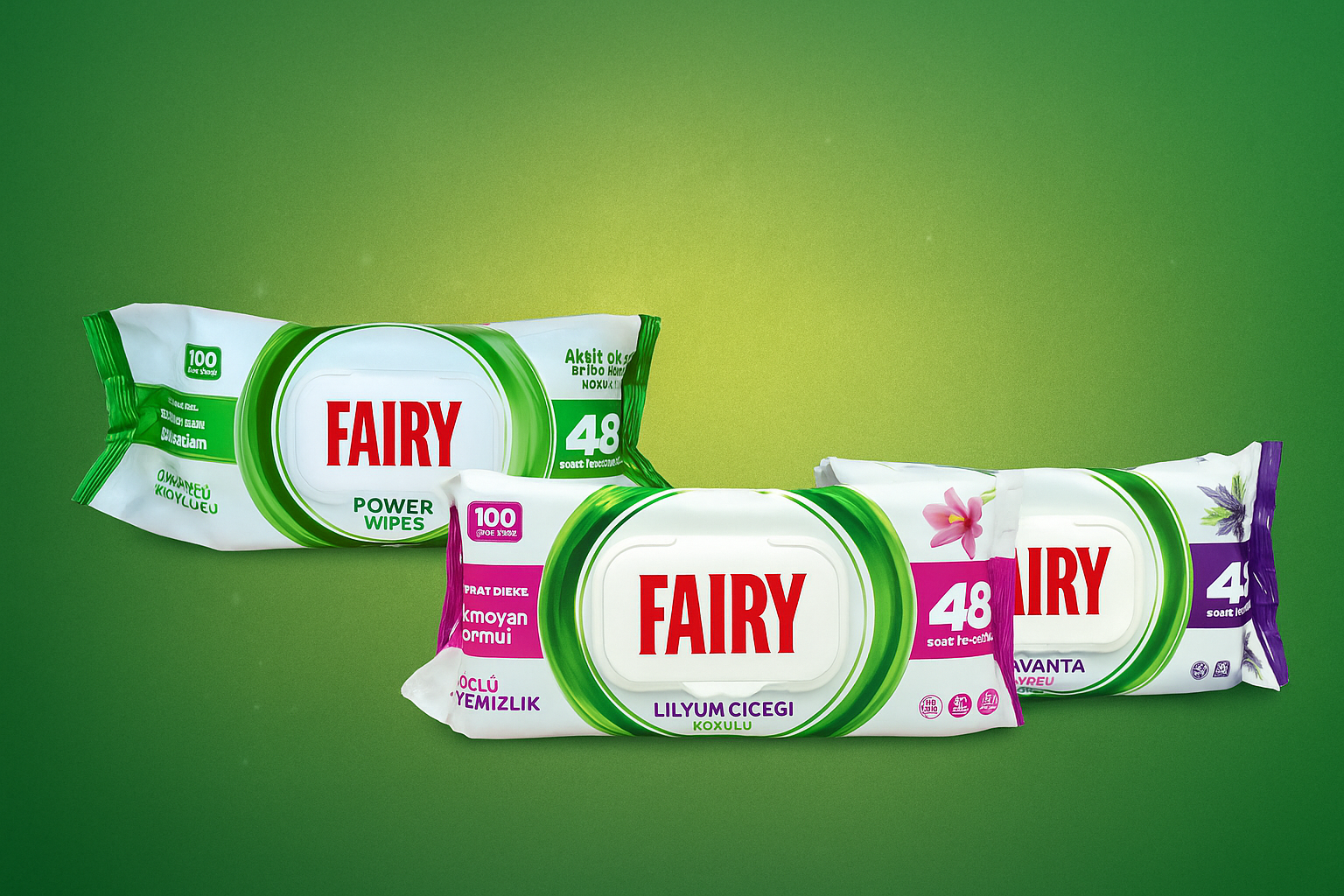 влажные салфетки Fairy для уборки